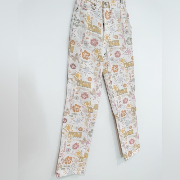 NWOT PacSun Mixed Pacific Sunwear Print Dad Jean in Size 24 - Picture 10 of 16
